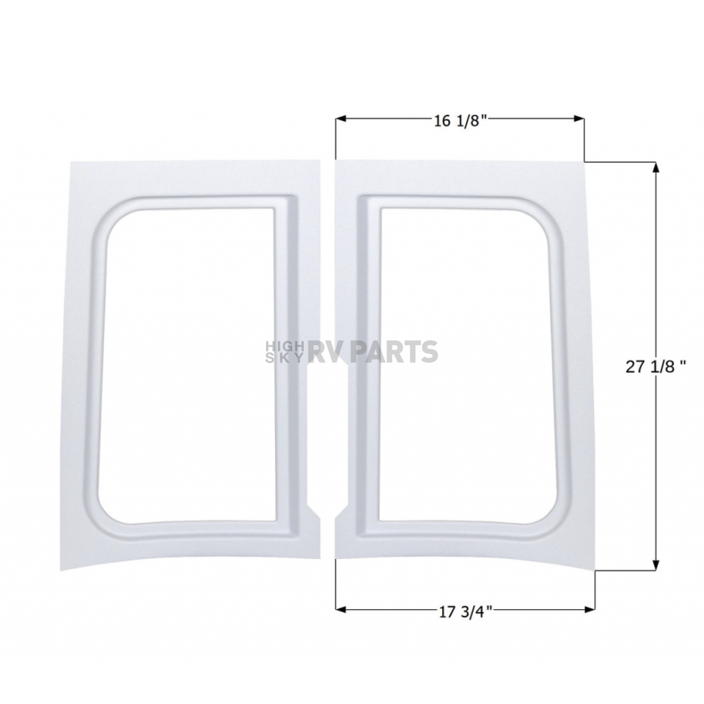 Airstream Wing Window Trim Plastic 106561